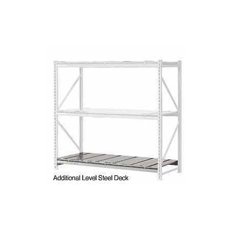 Global Industrial Additional Shelf, Extra Heavy Duty Rack, Steel Deck, 72inW x 36inD, Gray 504348A